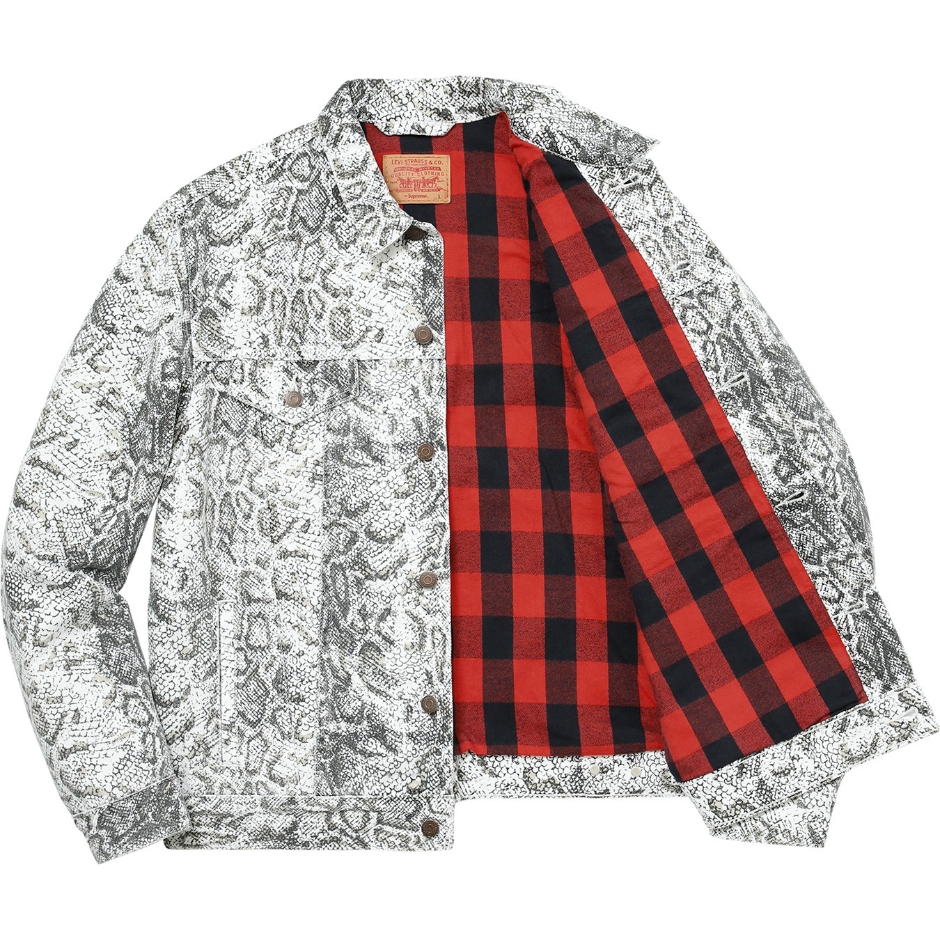 Supreme®/Levi's® Snakeskin Trucker Jacket view 10